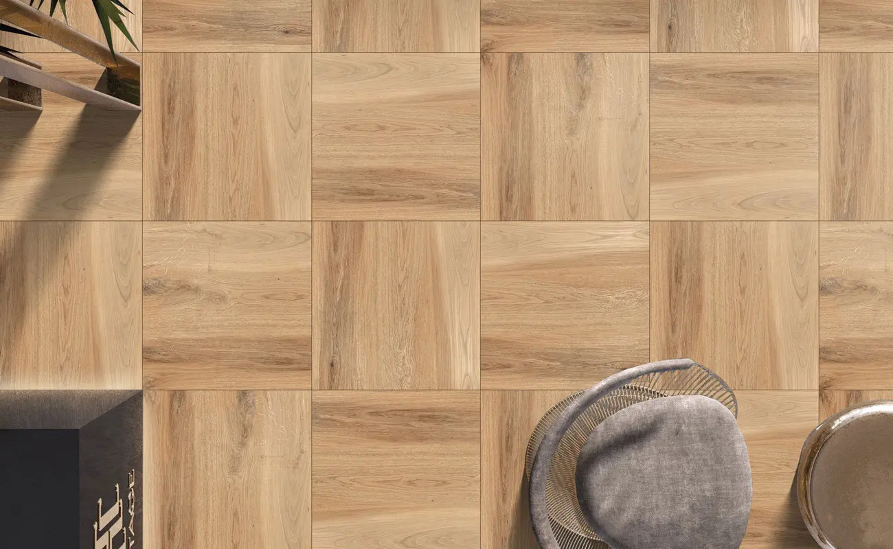 Wood Look Porcelain Tiles 600x600mm, Wood Look Ceramic Tile Flooring Designs